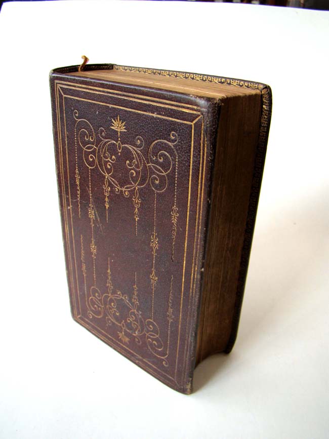 A beautiful Civil War era HOLY BIBLE published in 1858 and owned by Lucy Ann Hubbell. — image 3